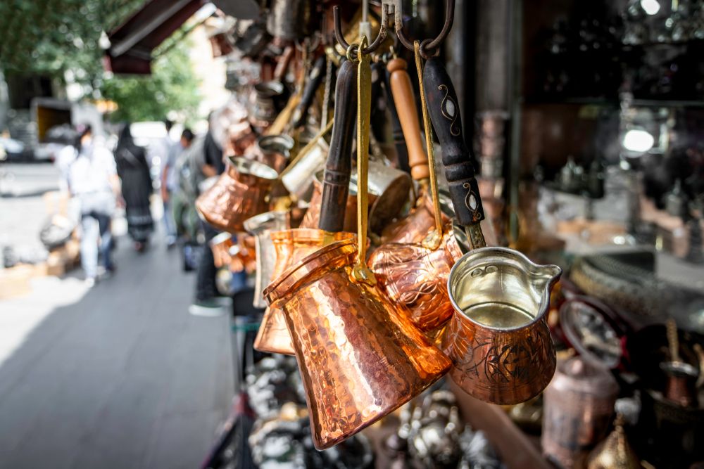 Turkish copper kettle