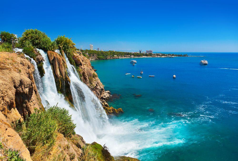 Antalya's natural landmark - Düden Waterfalls