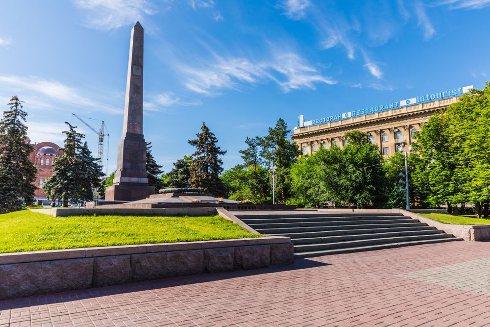 The Square of the fallen fighters is the main square of Volgograd