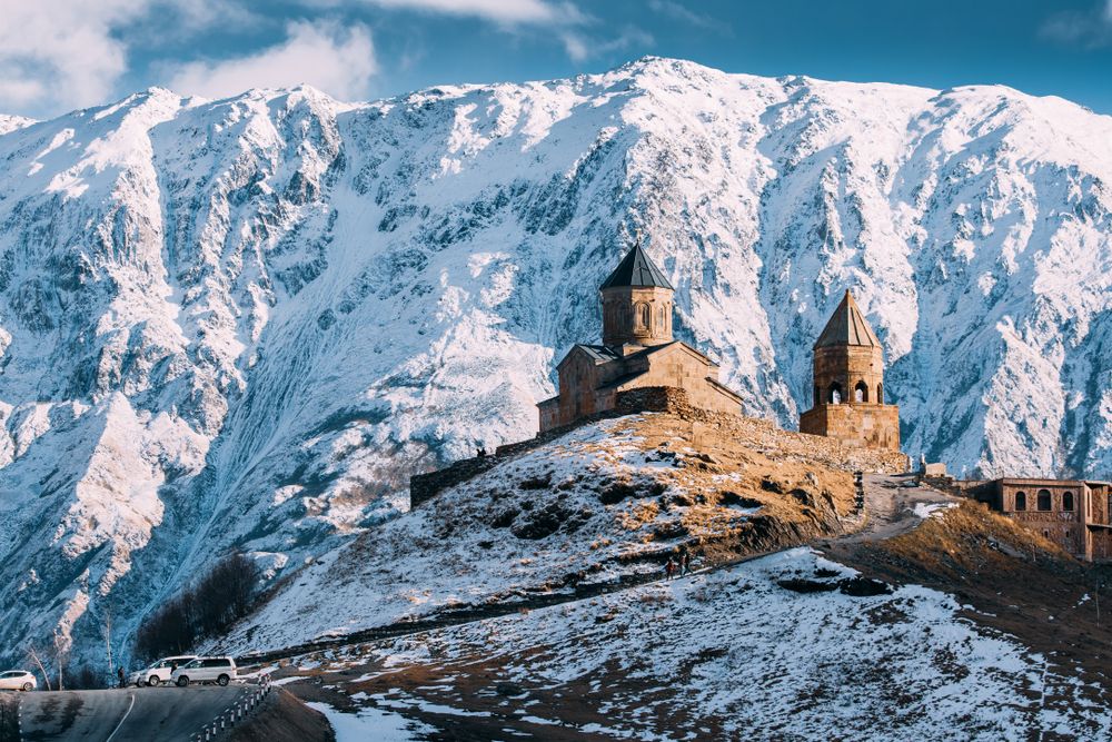 A view of Mtskheta in winter