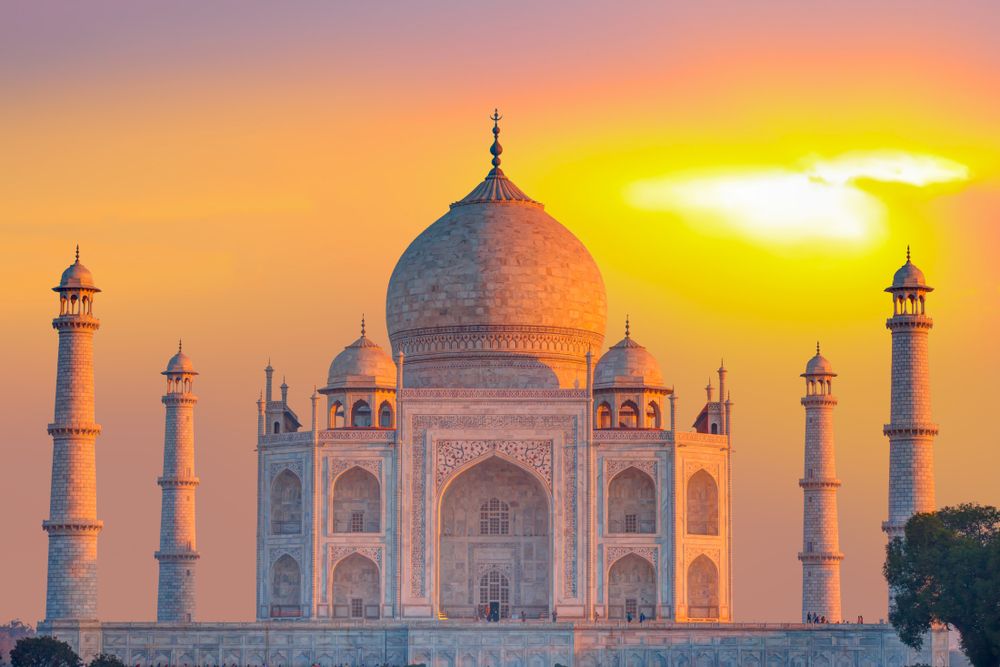 The Taj Mahal - India's main tourist attraction